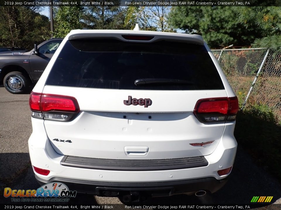 2019 Jeep Grand Cherokee Trailhawk 4x4 Bright White / Black Photo #4