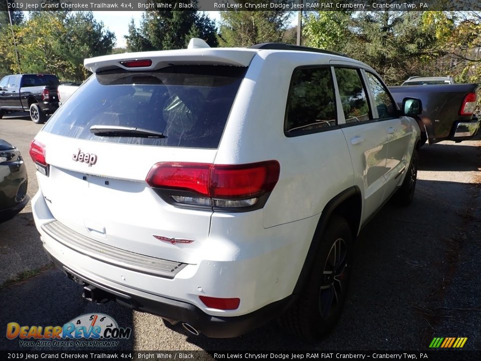 2019 Jeep Grand Cherokee Trailhawk 4x4 Bright White / Black Photo #5