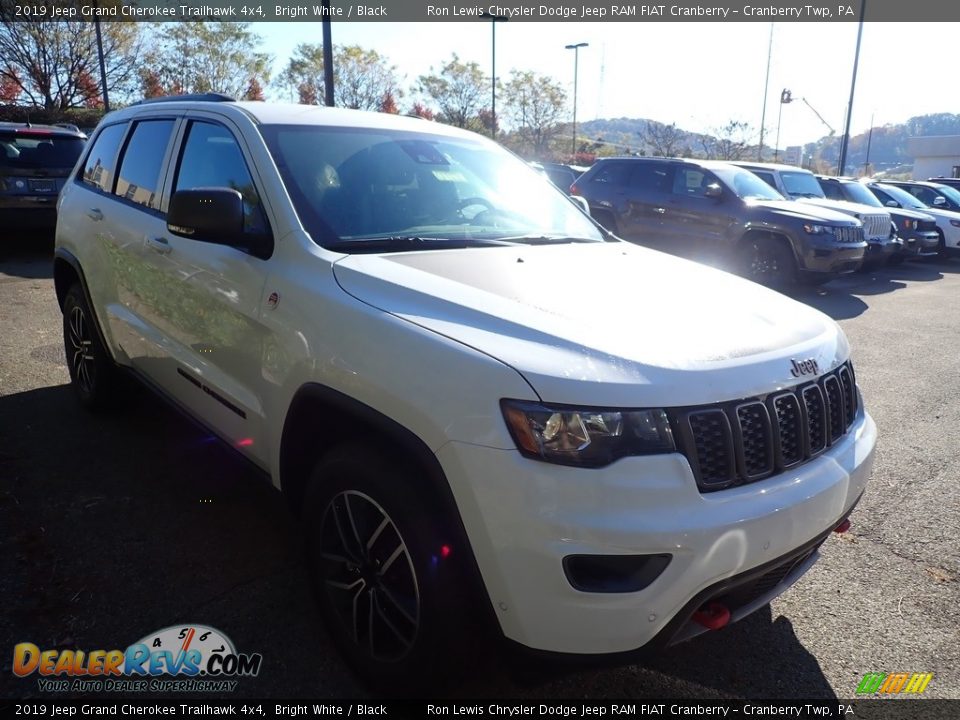 2019 Jeep Grand Cherokee Trailhawk 4x4 Bright White / Black Photo #6