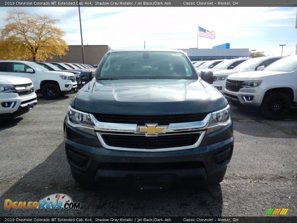2019 Chevrolet Colorado WT Extended Cab 4x4 Shadow Gray Metallic / Jet Black/Dark Ash Photo #2