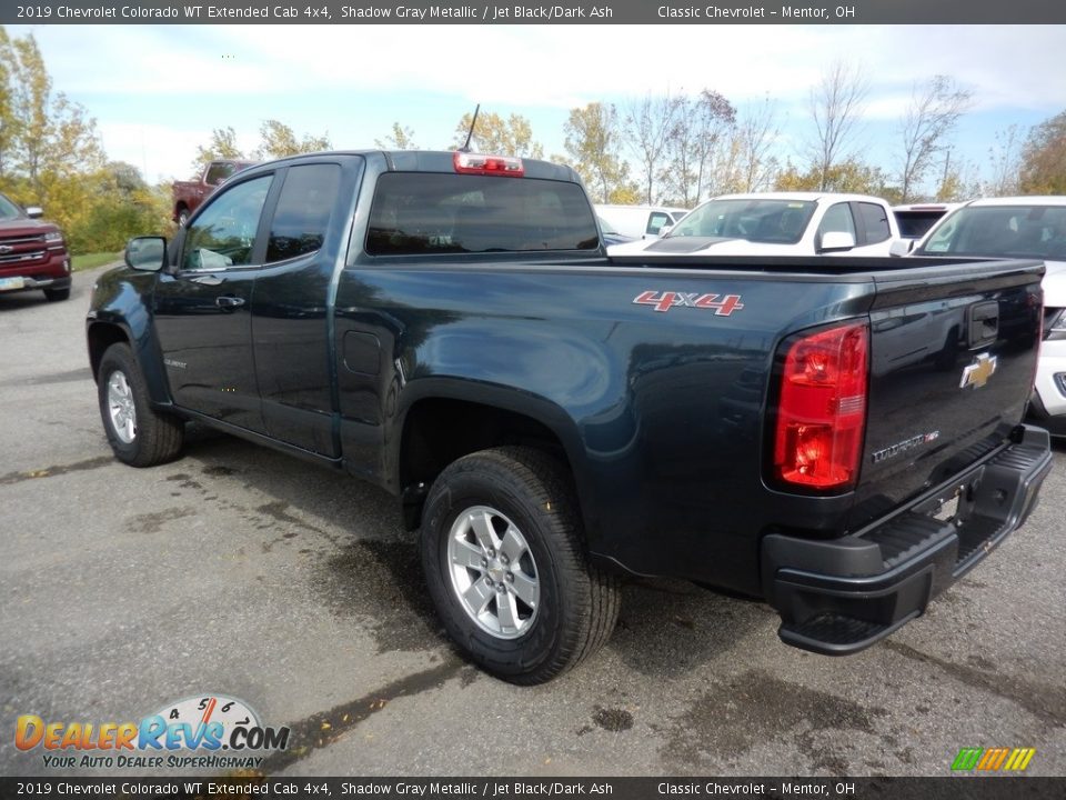 2019 Chevrolet Colorado WT Extended Cab 4x4 Shadow Gray Metallic / Jet Black/Dark Ash Photo #5