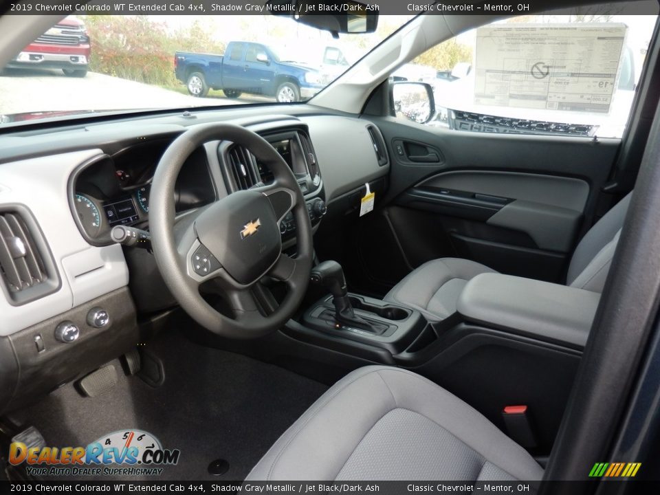 2019 Chevrolet Colorado WT Extended Cab 4x4 Shadow Gray Metallic / Jet Black/Dark Ash Photo #6