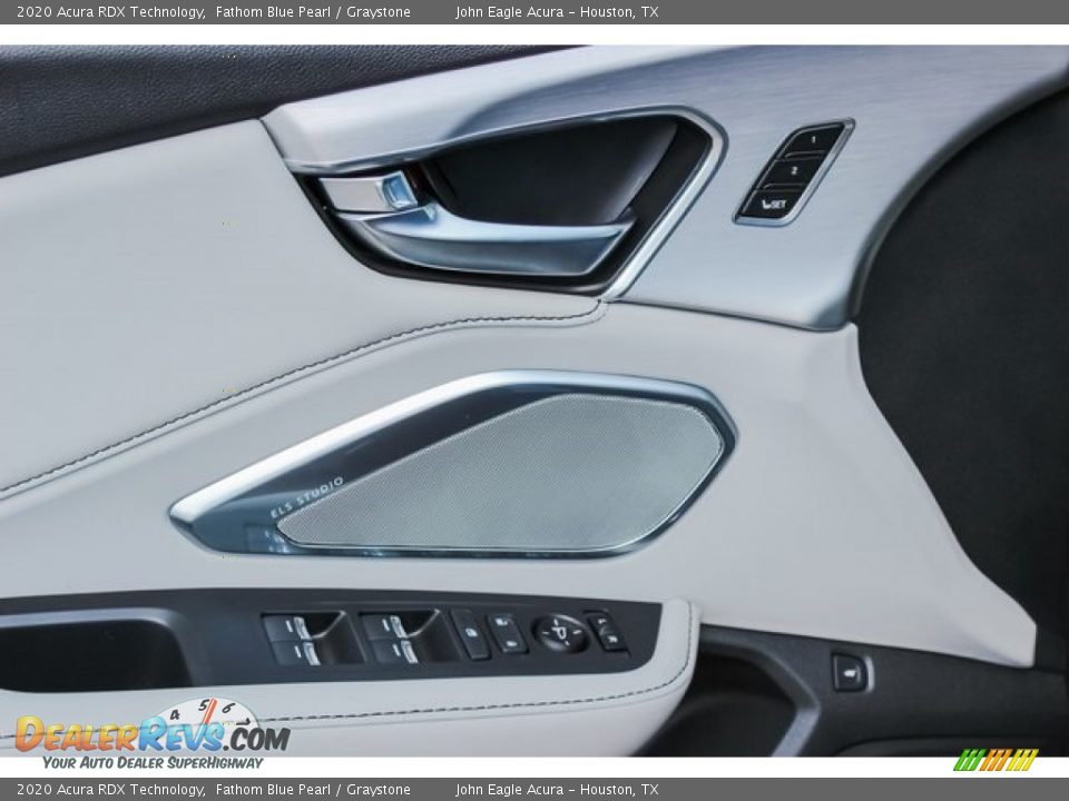 2020 Acura RDX Technology Fathom Blue Pearl / Graystone Photo #12