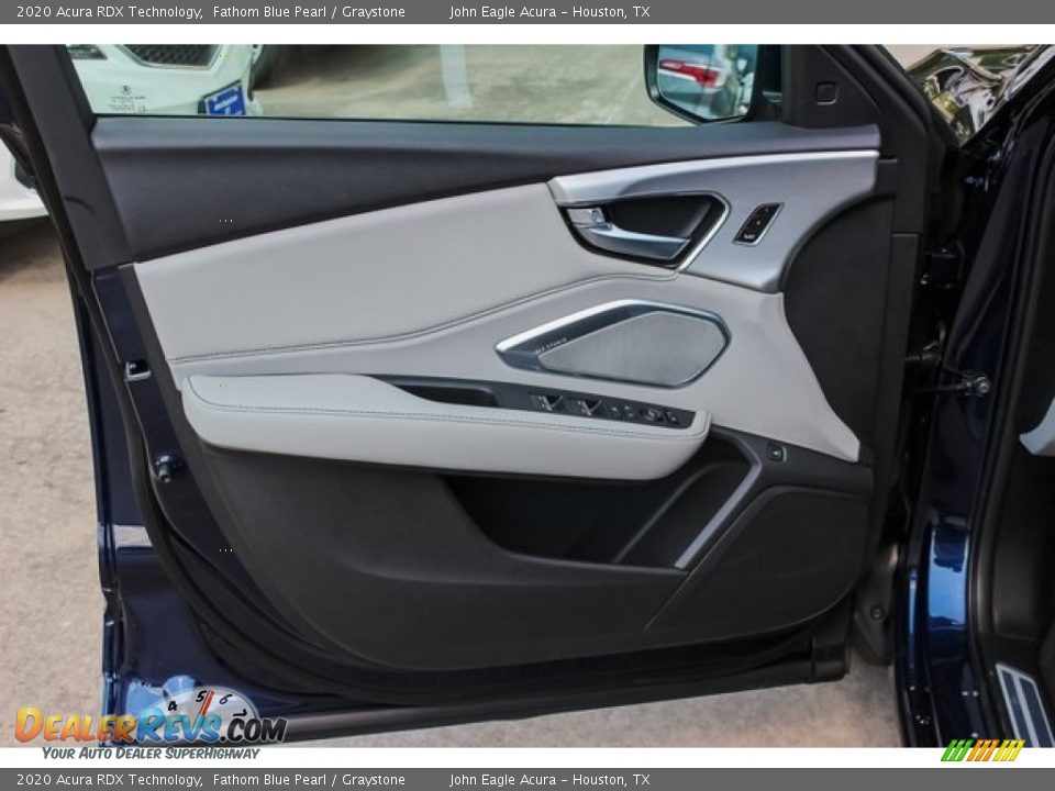 2020 Acura RDX Technology Fathom Blue Pearl / Graystone Photo #13