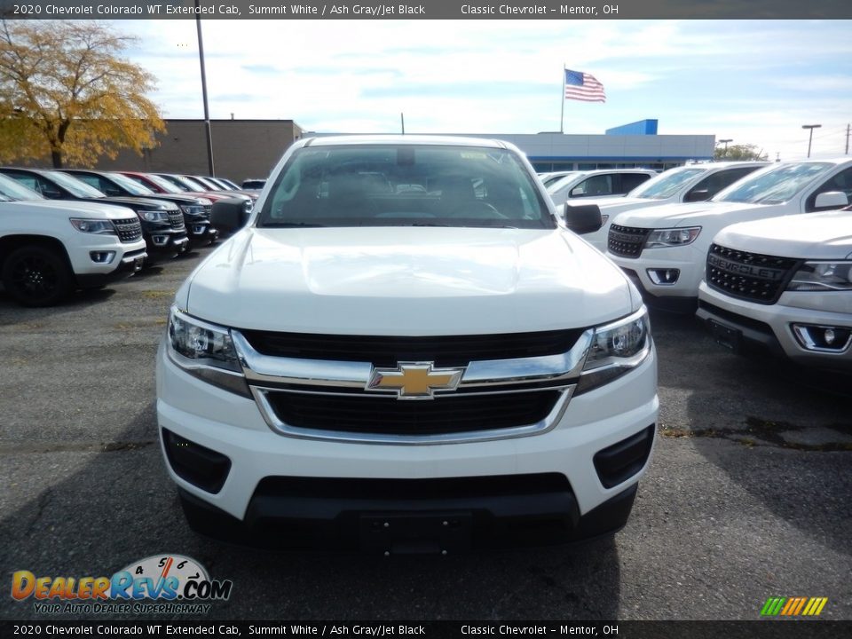 2020 Chevrolet Colorado WT Extended Cab Summit White / Ash Gray/Jet Black Photo #2