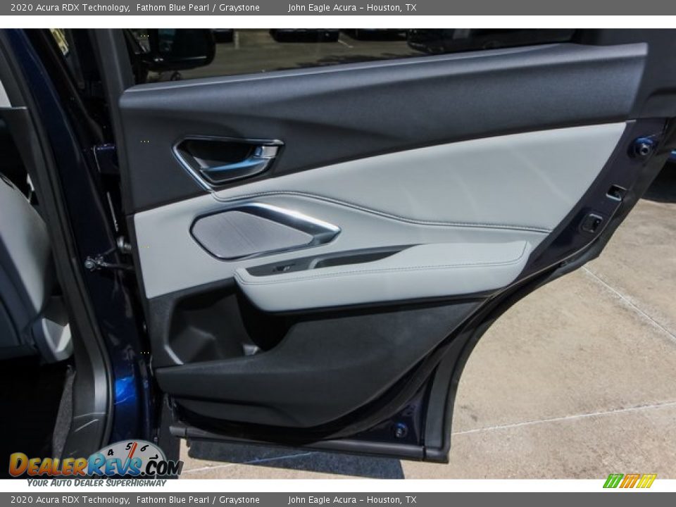2020 Acura RDX Technology Fathom Blue Pearl / Graystone Photo #21