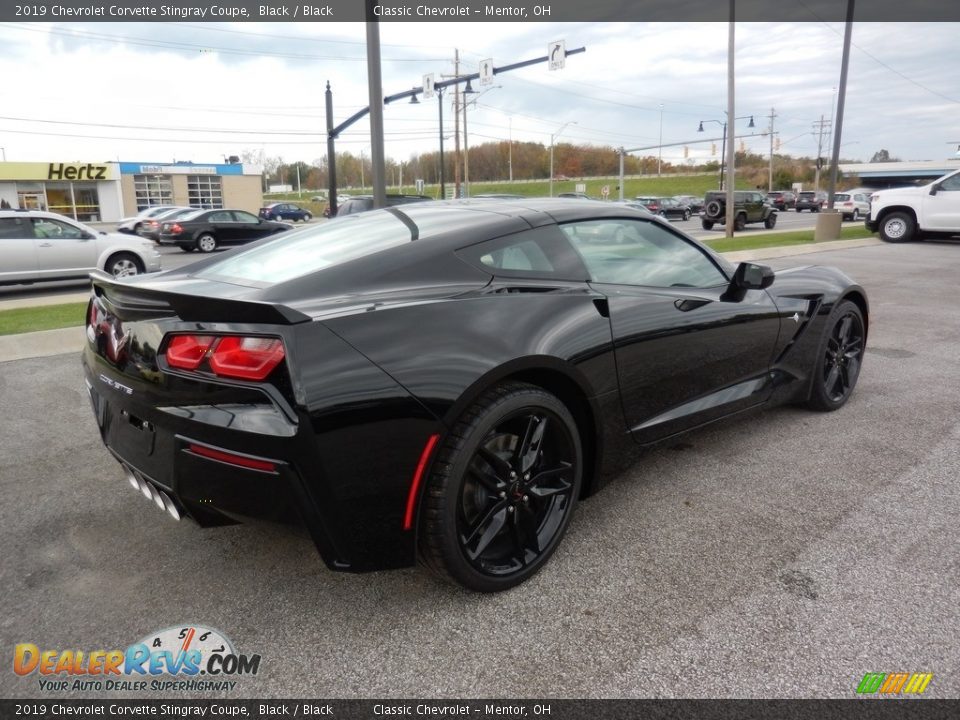 2019 Chevrolet Corvette Stingray Coupe Black / Black Photo #4