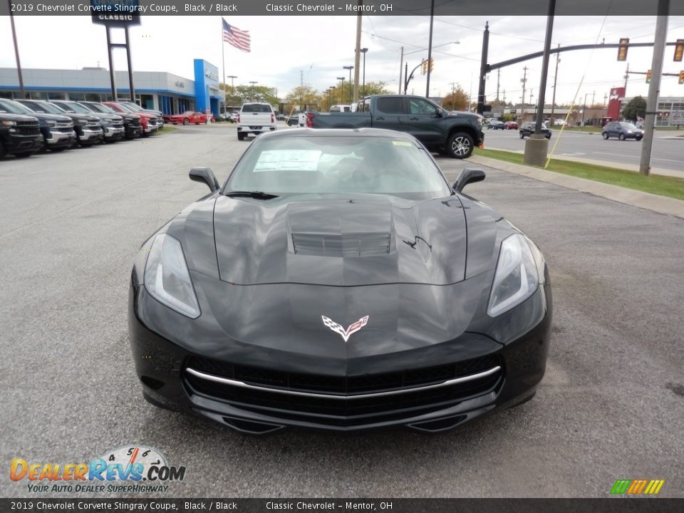 2019 Chevrolet Corvette Stingray Coupe Black / Black Photo #2