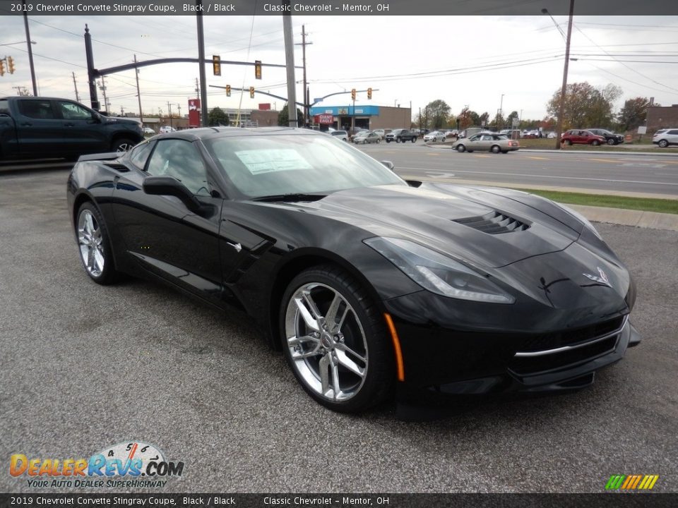 Black 2019 Chevrolet Corvette Stingray Coupe Photo #3