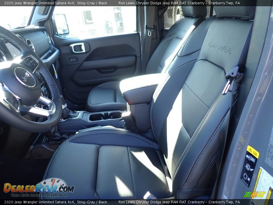 2020 Jeep Wrangler Unlimited Sahara 4x4 Sting-Gray / Black Photo #13