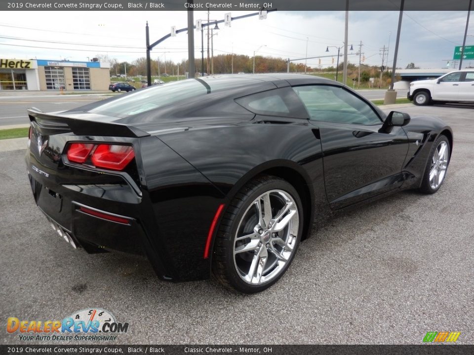 2019 Chevrolet Corvette Stingray Coupe Black / Black Photo #4