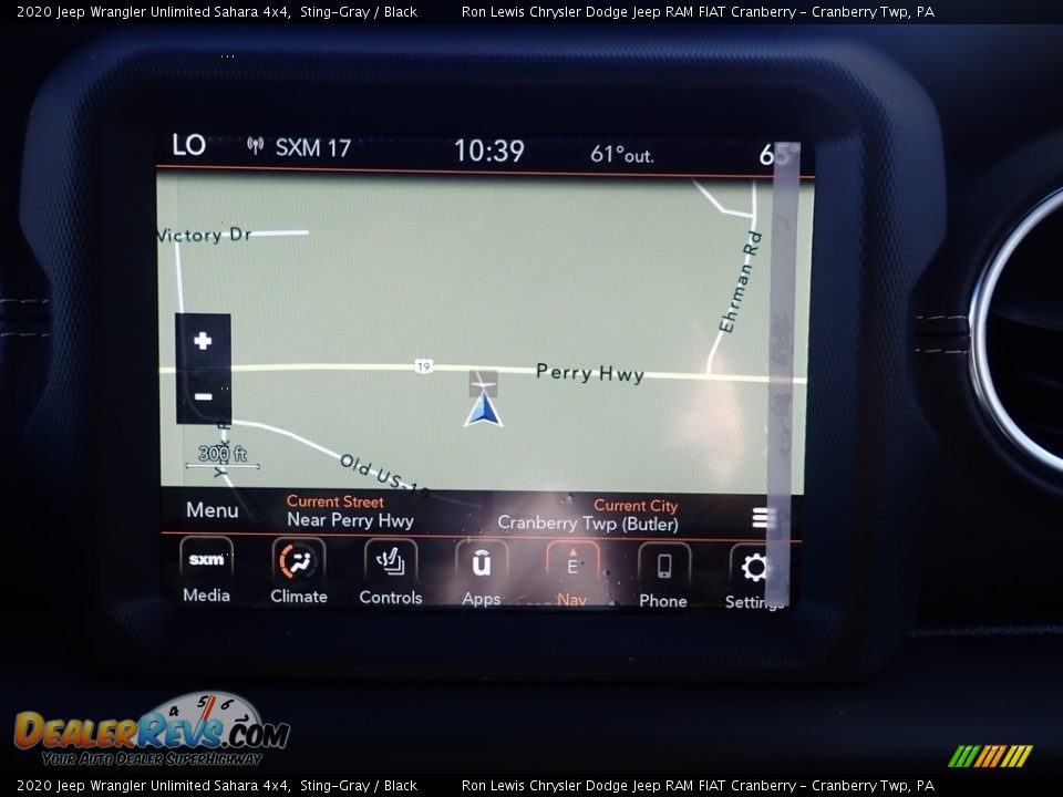 2020 Jeep Wrangler Unlimited Sahara 4x4 Sting-Gray / Black Photo #17