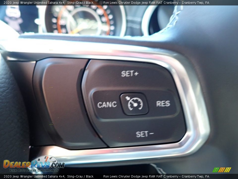 2020 Jeep Wrangler Unlimited Sahara 4x4 Sting-Gray / Black Photo #19