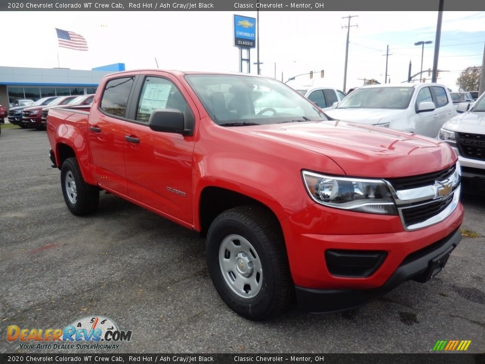 Red Hot 2020 Chevrolet Colorado WT Crew Cab Photo #3