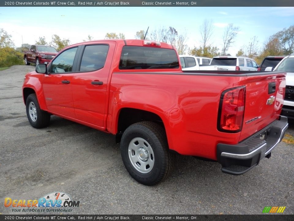 2020 Chevrolet Colorado WT Crew Cab Red Hot / Ash Gray/Jet Black Photo #6