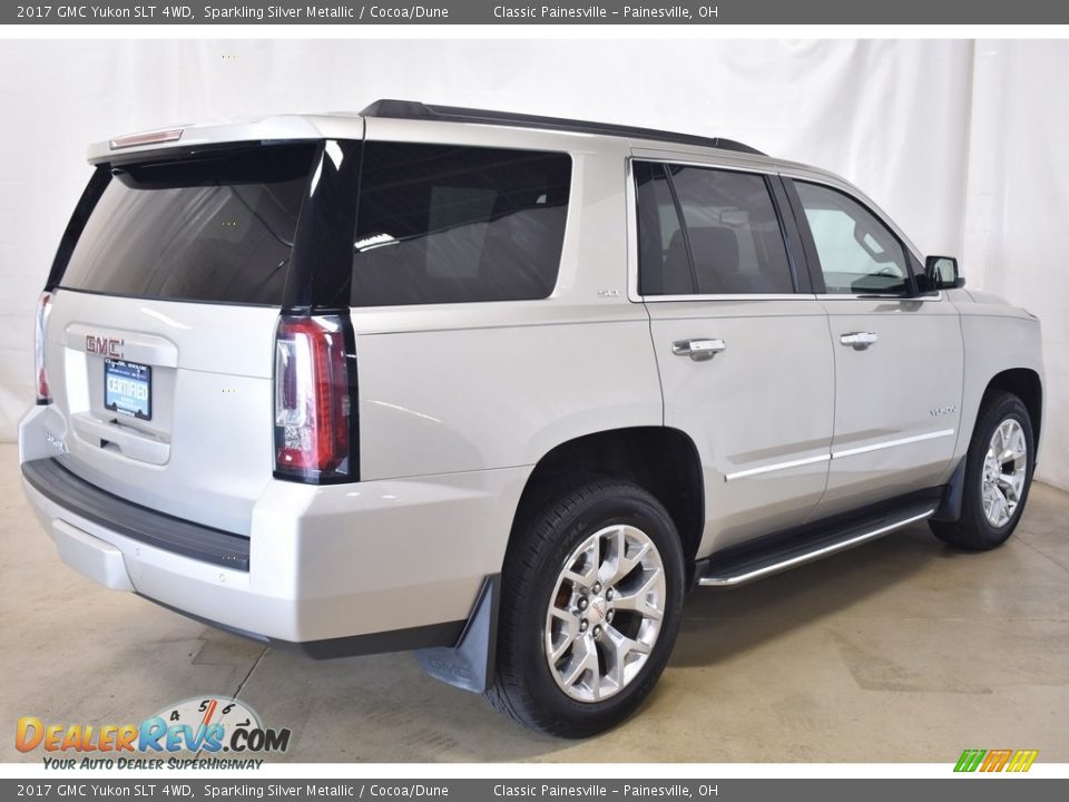 2017 GMC Yukon SLT 4WD Sparkling Silver Metallic / Cocoa/Dune Photo #2