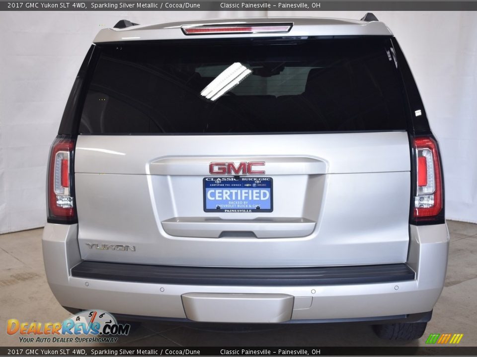 2017 GMC Yukon SLT 4WD Sparkling Silver Metallic / Cocoa/Dune Photo #3