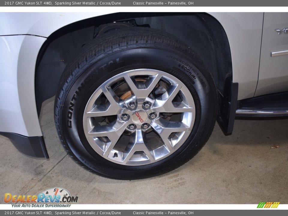 2017 GMC Yukon SLT 4WD Sparkling Silver Metallic / Cocoa/Dune Photo #5