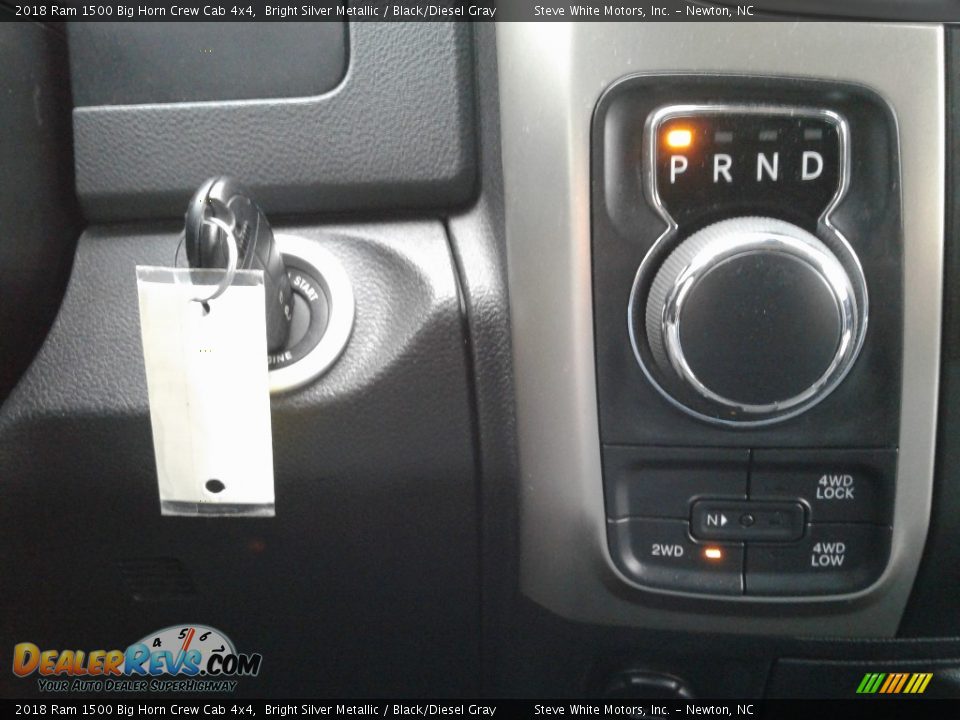 2018 Ram 1500 Big Horn Crew Cab 4x4 Bright Silver Metallic / Black/Diesel Gray Photo #20