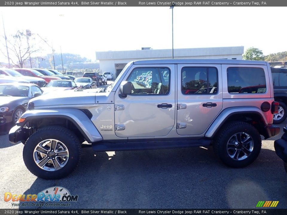 2020 Jeep Wrangler Unlimited Sahara 4x4 Billet Silver Metallic / Black Photo #2