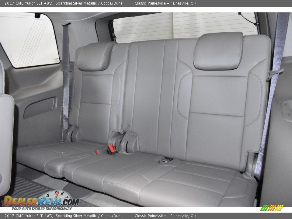 2017 GMC Yukon SLT 4WD Sparkling Silver Metallic / Cocoa/Dune Photo #9