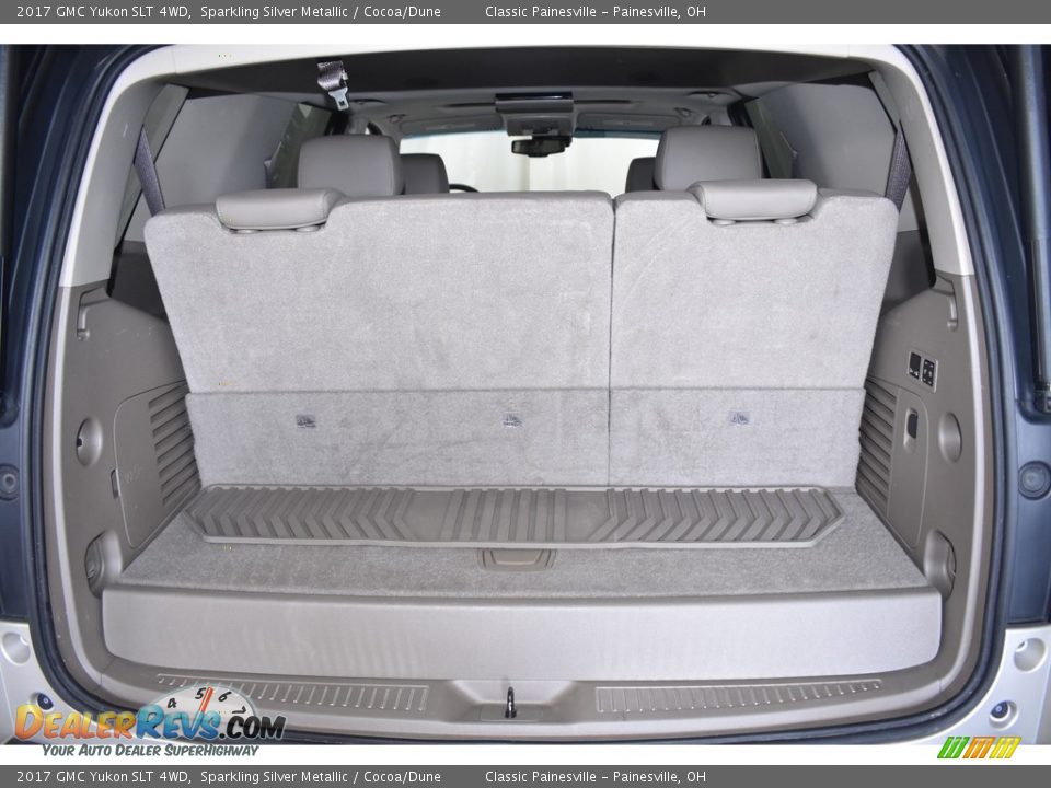 2017 GMC Yukon SLT 4WD Sparkling Silver Metallic / Cocoa/Dune Photo #10