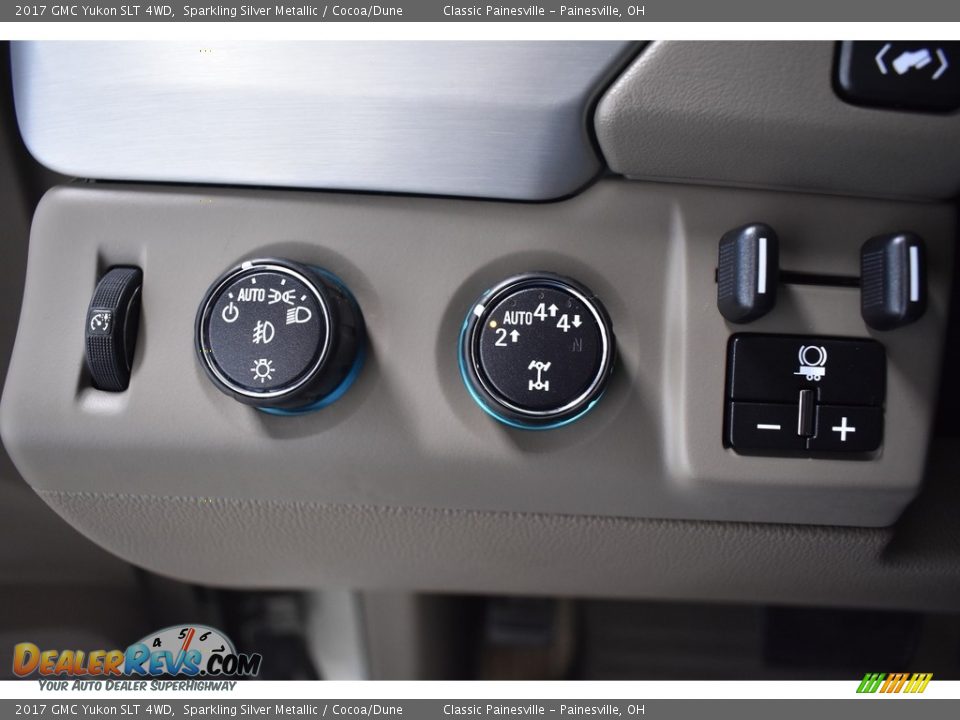 2017 GMC Yukon SLT 4WD Sparkling Silver Metallic / Cocoa/Dune Photo #12