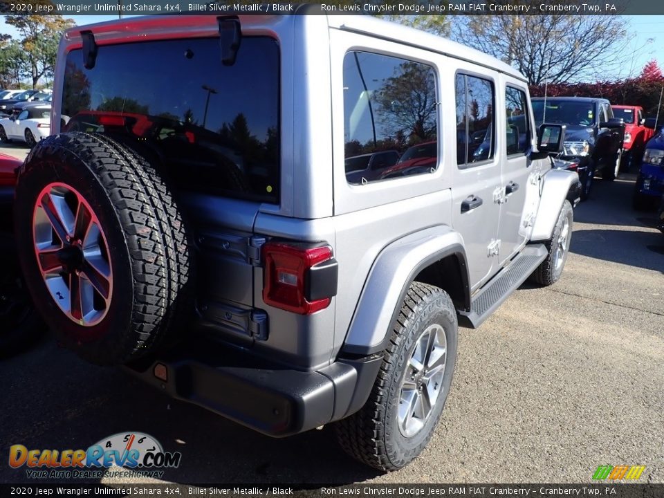 2020 Jeep Wrangler Unlimited Sahara 4x4 Billet Silver Metallic / Black Photo #5