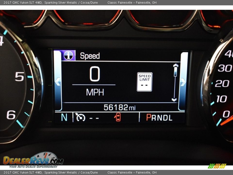 2017 GMC Yukon SLT 4WD Sparkling Silver Metallic / Cocoa/Dune Photo #15