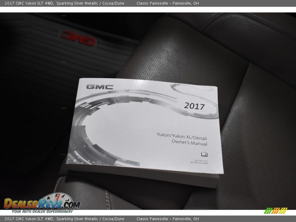 2017 GMC Yukon SLT 4WD Sparkling Silver Metallic / Cocoa/Dune Photo #16