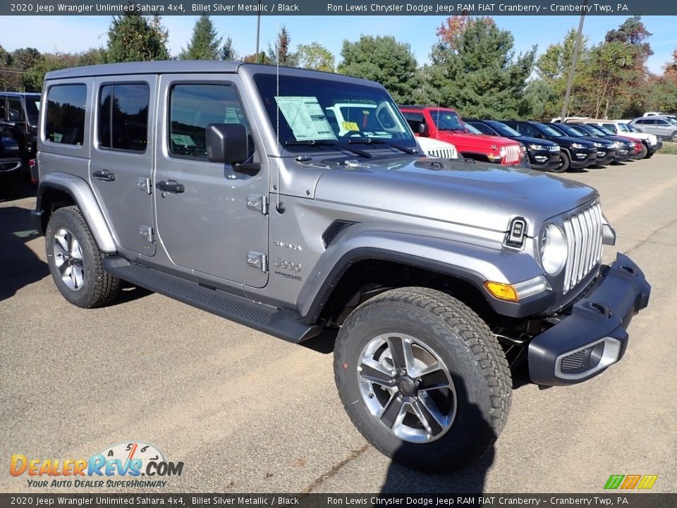 2020 Jeep Wrangler Unlimited Sahara 4x4 Billet Silver Metallic / Black Photo #7
