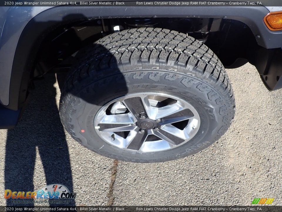 2020 Jeep Wrangler Unlimited Sahara 4x4 Billet Silver Metallic / Black Photo #8
