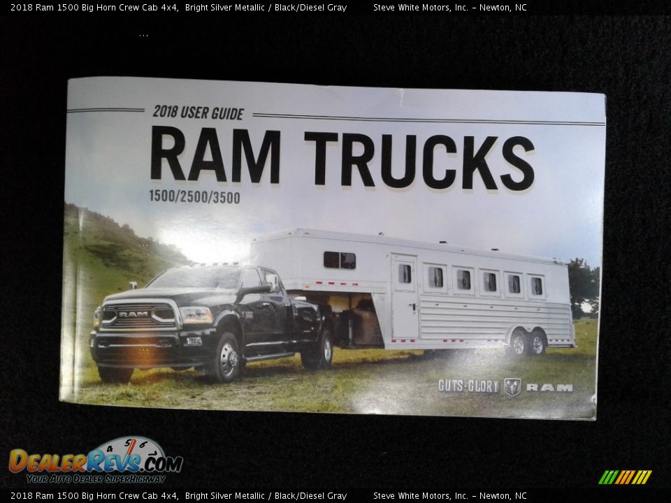 2018 Ram 1500 Big Horn Crew Cab 4x4 Bright Silver Metallic / Black/Diesel Gray Photo #31