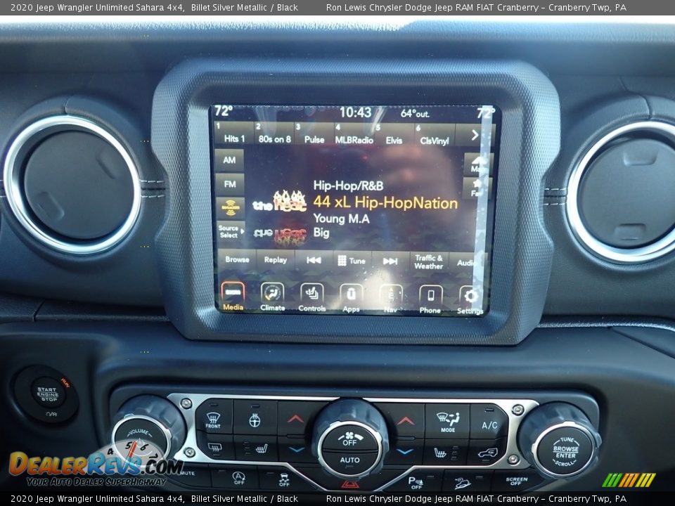 2020 Jeep Wrangler Unlimited Sahara 4x4 Billet Silver Metallic / Black Photo #15