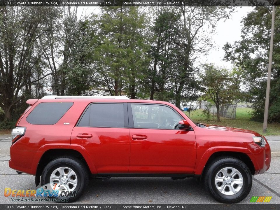 2016 Toyota 4Runner SR5 4x4 Barcelona Red Metallic / Black Photo #5