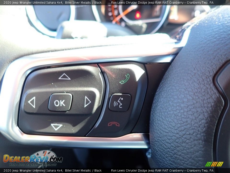 2020 Jeep Wrangler Unlimited Sahara 4x4 Billet Silver Metallic / Black Photo #19