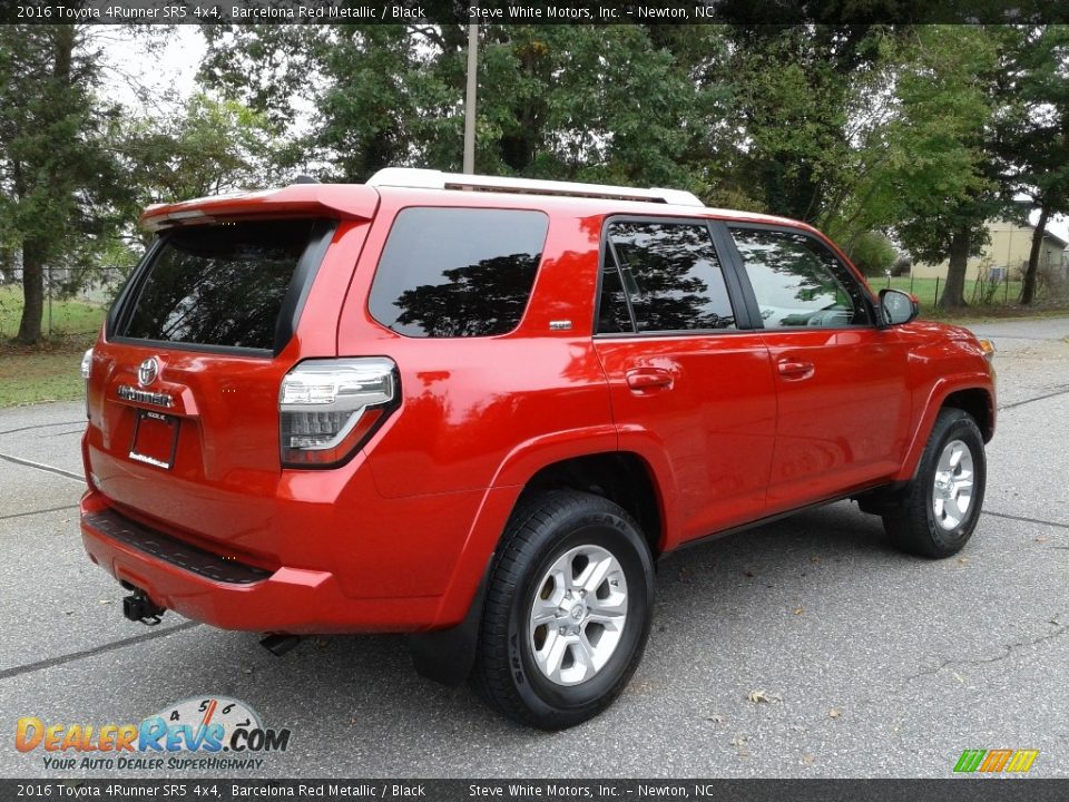 2016 Toyota 4Runner SR5 4x4 Barcelona Red Metallic / Black Photo #6