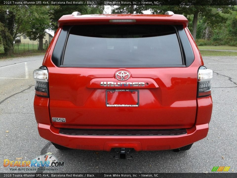 2016 Toyota 4Runner SR5 4x4 Barcelona Red Metallic / Black Photo #7