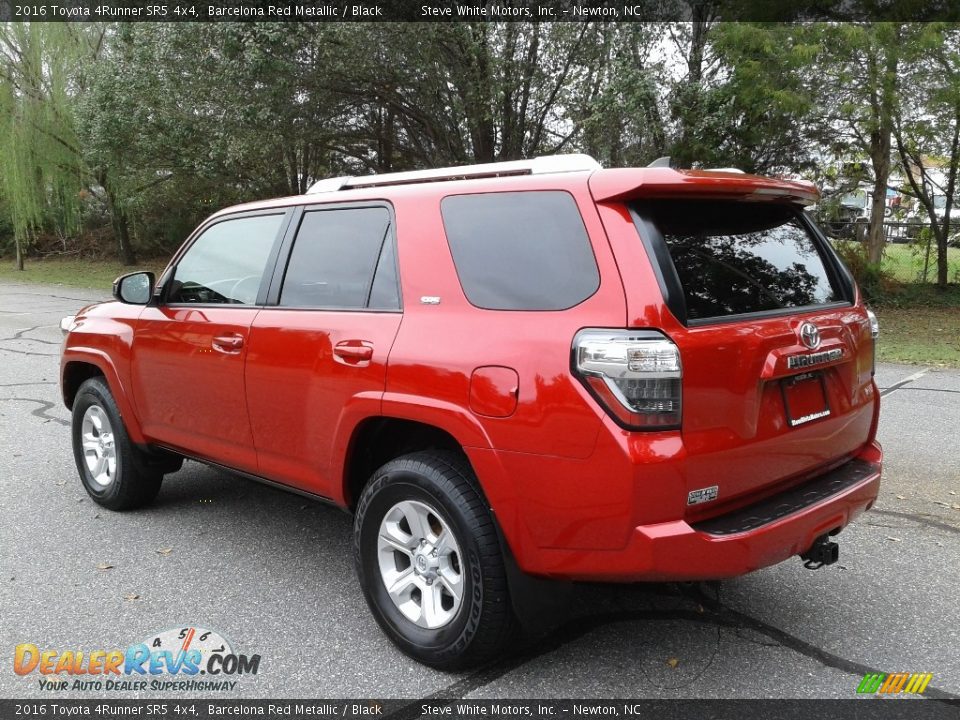 2016 Toyota 4Runner SR5 4x4 Barcelona Red Metallic / Black Photo #8