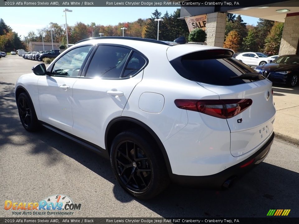 2019 Alfa Romeo Stelvio AWD Alfa White / Black Photo #5