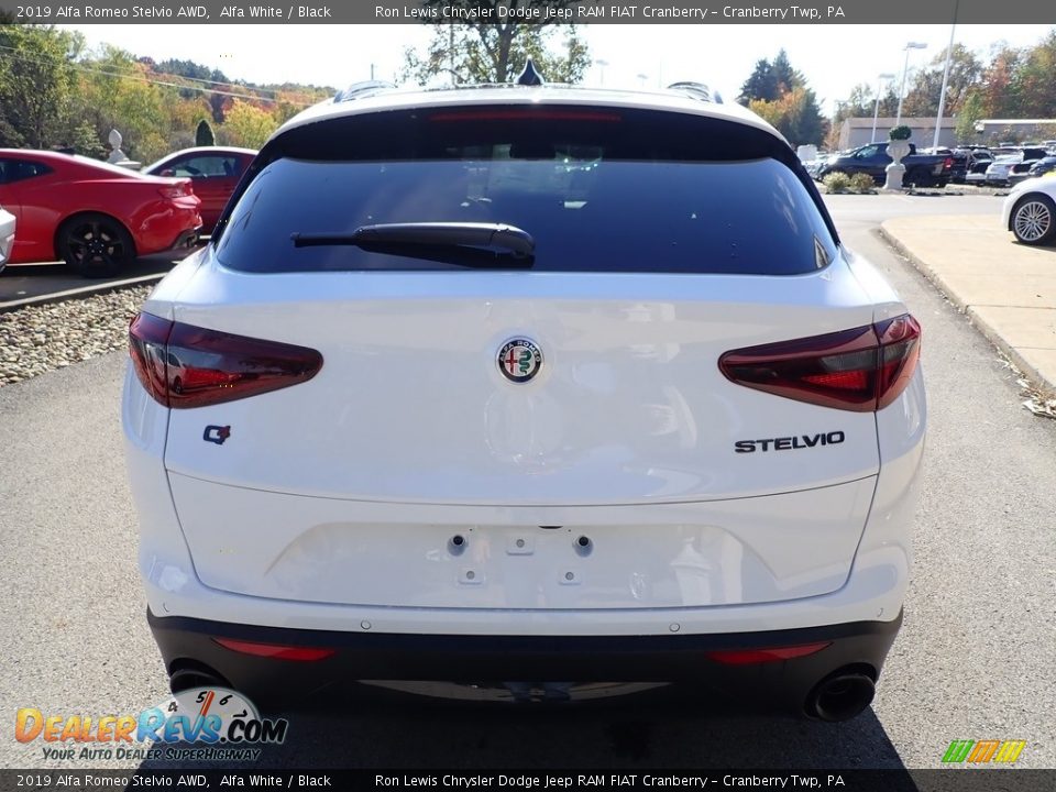 2019 Alfa Romeo Stelvio AWD Alfa White / Black Photo #7