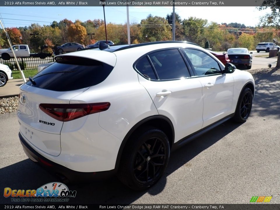 2019 Alfa Romeo Stelvio AWD Alfa White / Black Photo #8