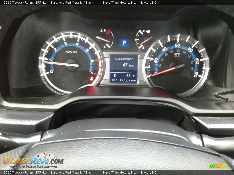 2016 Toyota 4Runner SR5 4x4 Barcelona Red Metallic / Black Photo #20