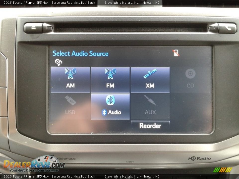 2016 Toyota 4Runner SR5 4x4 Barcelona Red Metallic / Black Photo #22