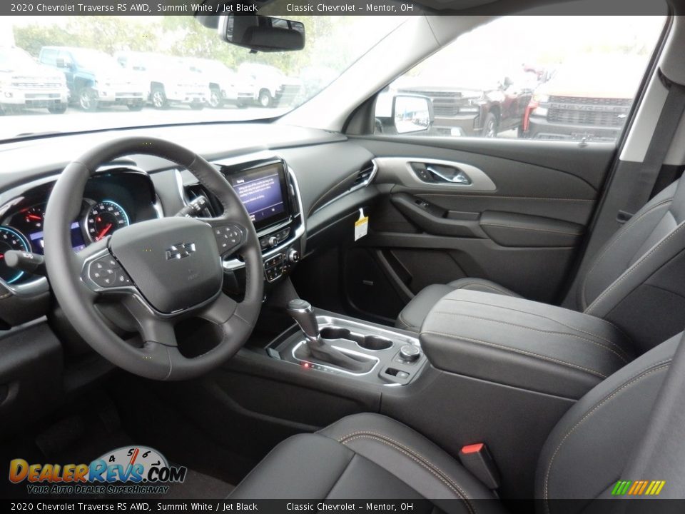 Jet Black Interior - 2020 Chevrolet Traverse RS AWD Photo #6