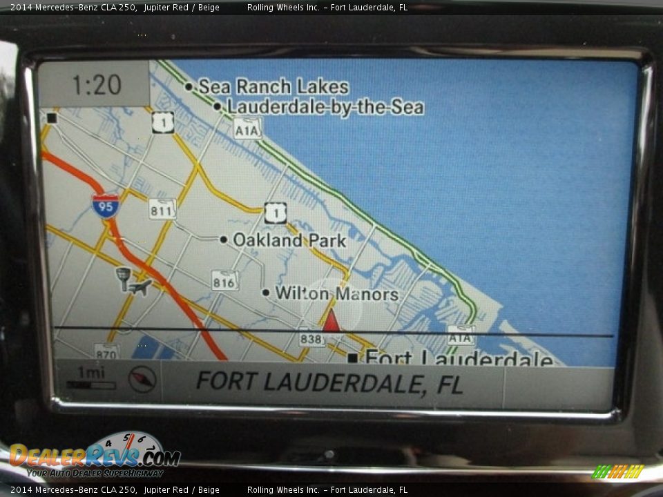 2014 Mercedes-Benz CLA 250 Jupiter Red / Beige Photo #2