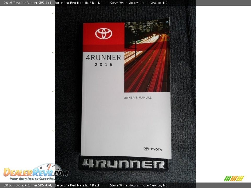 2016 Toyota 4Runner SR5 4x4 Barcelona Red Metallic / Black Photo #34