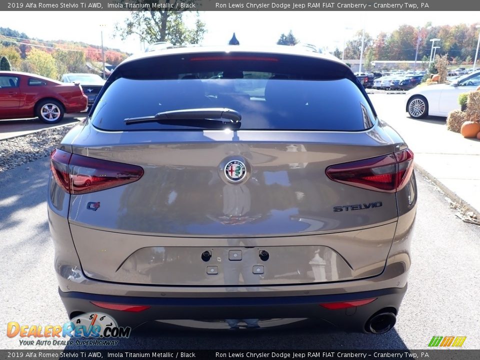 2019 Alfa Romeo Stelvio Ti AWD Imola Titanium Metallic / Black Photo #7