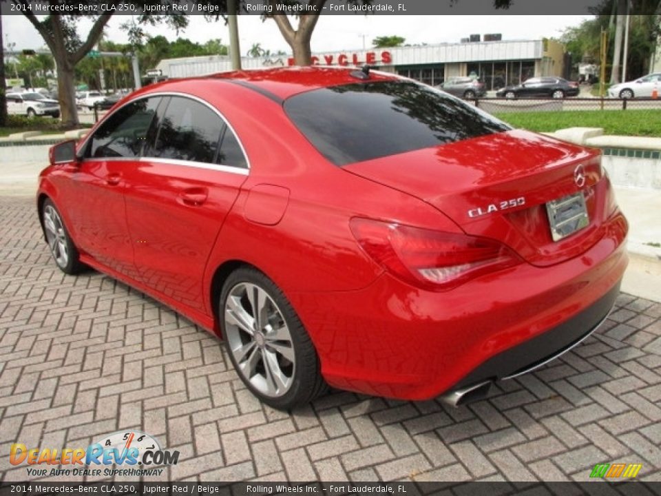 2014 Mercedes-Benz CLA 250 Jupiter Red / Beige Photo #5