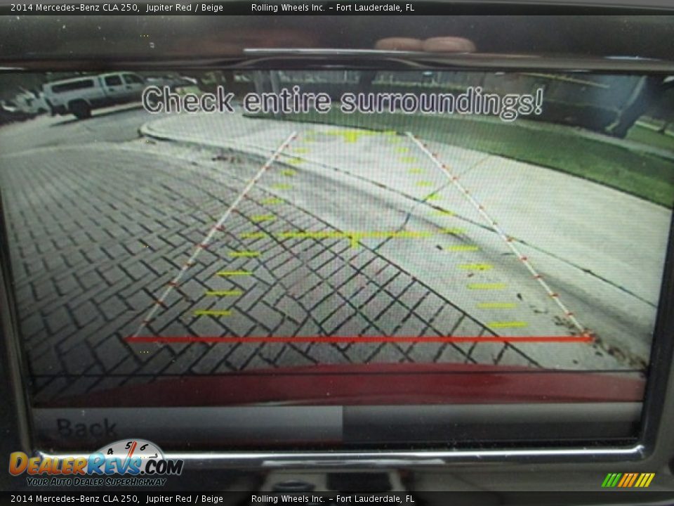 2014 Mercedes-Benz CLA 250 Jupiter Red / Beige Photo #6